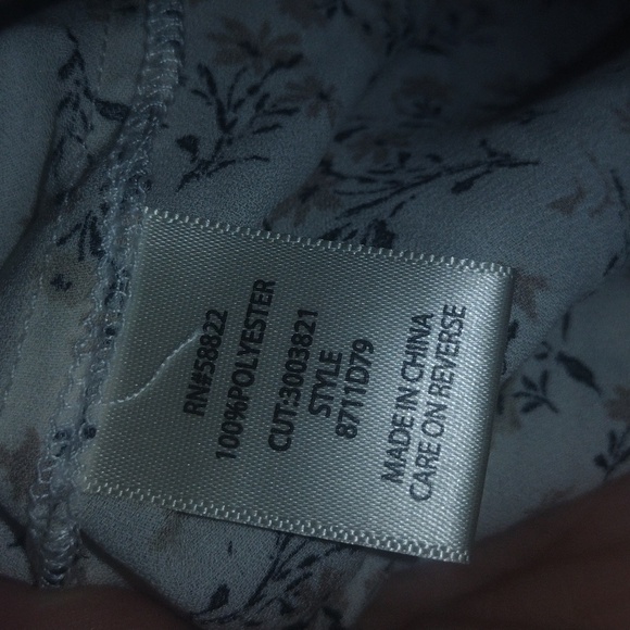 Floral Max Studio Faux Wrap Dress Top L - Picture 4 of 6